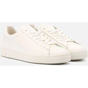 Men's Clae Bradley Essentials Leather Men's Triple White Trainers - Size: 8 Men's Clae Bradley Essentials Leather Men's Triple White Trainers - Size: 8