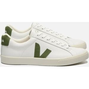 Men's VEJA ESPLAR LOGO LEATHER TRAINER EXTRA-WHITE_KIWI - Size: 7 Men's VEJA ESPLAR LOGO LEATHER TRAINER EXTRA-WHITE_KIWI - Size: 7