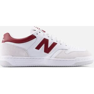 Men's New Balance 480 Trainer White/Burgundy - Red - Size: 11 Men's New Balance 480 Trainer White/Burgundy - Red - Size: 11