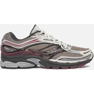 Men's Saucony Pro Grid Omni 9 "TMY Pack" Trainers - Tan Maroon - Size: 8 Men's Saucony Pro Grid Omni 9 "TMY Pack" Trainers - Tan Maroon - Size: 8