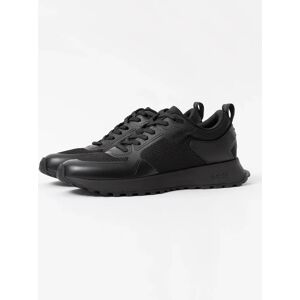 Hugo Boss Men's BOSS Orange Jonah Trainers with Mesh Details - Black 009 - Size: 8 Hugo Boss Men's BOSS Orange Jonah Trainers with Mesh Details - Black 009 - Size: 8