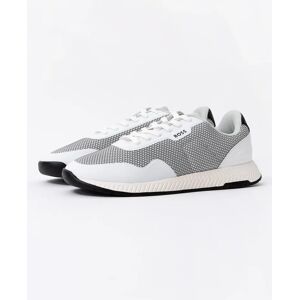 Hugo Boss Men's BOSS Orange Mens Titanium Runn Mesh Trainers - Natural 101 - White - Size: 8 Hugo Boss Men's BOSS Orange Mens Titanium Runn Mesh Trainers - Natural 101 - White - Size: 8