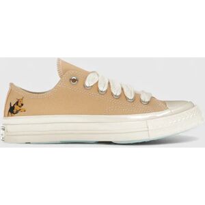 Men's GOLF le FLEUR x Converse Chuck 70 Darryl Low Apricot Cream - Brown - Size: 8 Men's GOLF le FLEUR x Converse Chuck 70 Darryl Low Apricot Cream - Brown - Size: 8