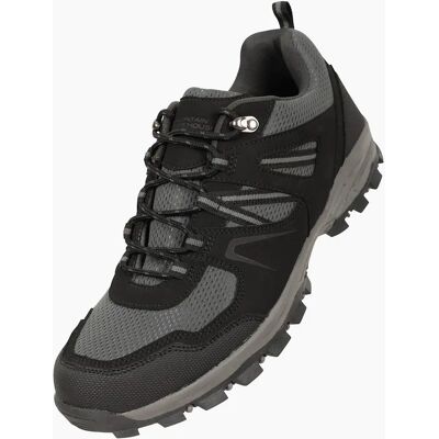 Mountain Warehouse Mcleod Wide Walking Shoes - Black - Men Mountain Warehouse Mcleod Wide Walking Shoes - Black - Men