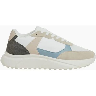 Jack & Jones - Aspire PU Runner Trainer - White - Shoes Jack & Jones - Aspire PU Runner Trainer - White - Shoes