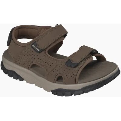 Men's Skechers Mens Wagner Avalon Three Strap Walking Sandals - Brown - Size: 9 Men's Skechers Mens Wagner Avalon Three Strap Walking Sandals - Brown - Size: 9