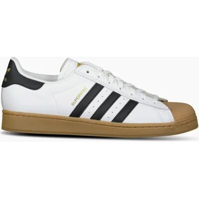 Men's Adidas Superstar ADV Skate Shoes in White/Core Black/Gum - Size: 11 Men's Adidas Superstar ADV Skate Shoes in White/Core Black/Gum - Size: 11