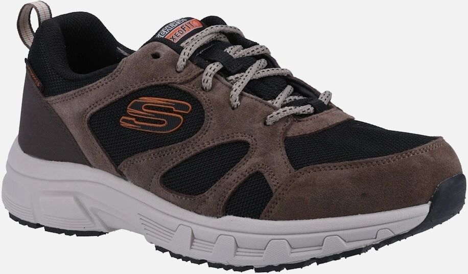 Men's Skechers Men's Oak Canyon Sunfair Trekking Low Cut in Brown/Black - Size: 10