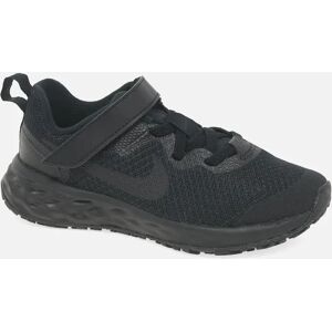 Nike Girl's Revolution 6 Kids Youth Sports Trainers - Black - Size: 12 years/12