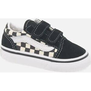 Vans Old Skool Boy's Old Skool V Boys Toddler Canvas Shoes - Black - Size: 4/F (Standard)