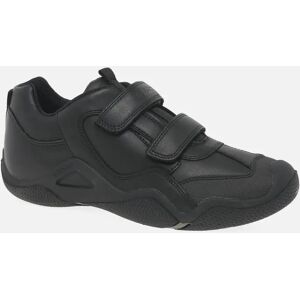 Geox Junior Wader Boys Rip Tape School Shoes - Black - Size 11/F Geox Junior Wader Boys Rip Tape School Shoes - Black - Size 11/F
