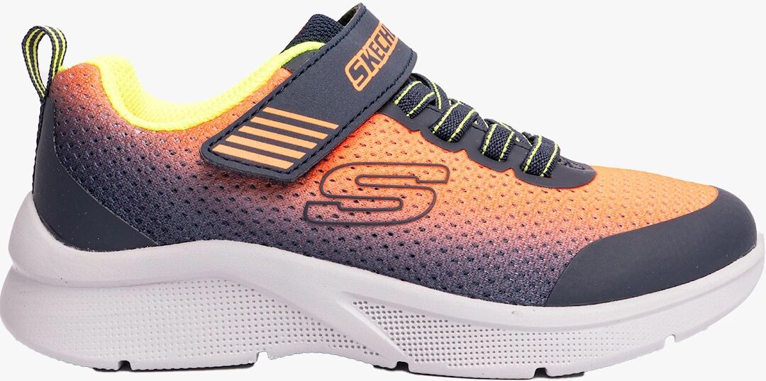 Boy's Skechers 403826L/ORNV MICROSPEC - ZORVA Boys Sport Orange/Navy - Multi - Size: UK 11 small kids