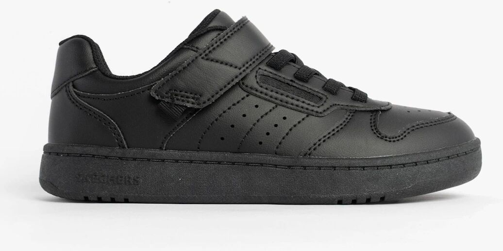 Boy's Skechers 405638L/BBK QUICK STREET Boys School Trainers Black - Size: UK 2.5 older kids