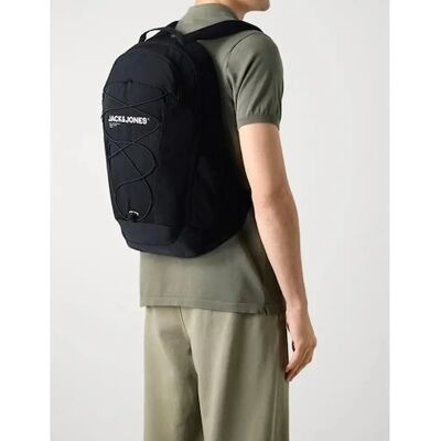 Jack & Jones JACZITRUS Backpack - Black - Adjustable Strap - Waterproof - Zip Fastening - Lightweight - Backpack Jack & Jones JACZITRUS Backpack - Black - Adjustable Strap - Waterproof - Zip Fastening - Lightweight - Backpack