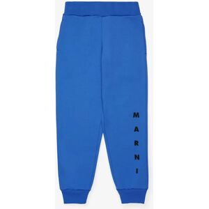 MARNI Kids Logo Joggers in Blue - Size: 4 years MARNI Kids Logo Joggers in Blue - Size: 4 years