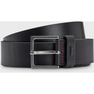 Hugo Boss Men's HUGO Giove Sz35 Mens Smooth Leather Belt NOS - Black - Size: W36