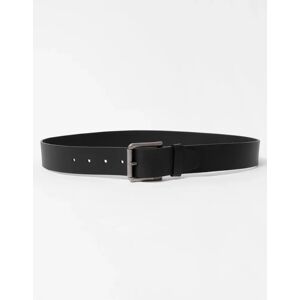 Hugo Boss Men's BOSS Orange Joris Mens Italian Leather Belt with Engraved Buckle - Black 001 - Size: W34