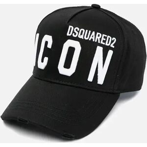 Men's Dsquared2 ICON Baseball Cap Black - Size: ONE size Men's Dsquared2 ICON Baseball Cap Black - Size: ONE size