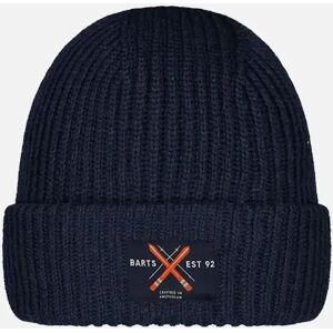 Men's Barts Mens Luuke Cuffed Knitted Fleece Lined Beanie - Navy - Size: ONE size Men's Barts Mens Luuke Cuffed Knitted Fleece Lined Beanie - Navy - Size: ONE size