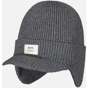 Men's Barts Mens Coedy Knitted Beanie Hat with Earflaps - Grey - Size: ONE size Men's Barts Mens Coedy Knitted Beanie Hat with Earflaps - Grey - Size: ONE size