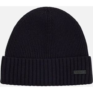 Hugo Boss Men's Boss Fati Virgin Wool Beanie - Navy Hugo Boss Men's Boss Fati Virgin Wool Beanie - Navy