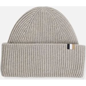 Hugo Boss Women's Laura Ribbed Beanie - Grey - Size: ONE size Hugo Boss Women's Laura Ribbed Beanie - Grey - Size: ONE size