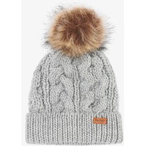 Women's Barbour PENSHAW Womens Pom-Pom Beanie Grey - Size: ONE-SIZE Women's Barbour PENSHAW Womens Pom-Pom Beanie Grey - Size: ONE-SIZE