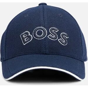 Hugo Boss Men's Embroidered Logo Cap - Blue - Size: ONE size Hugo Boss Men's Embroidered Logo Cap - Blue - Size: ONE size