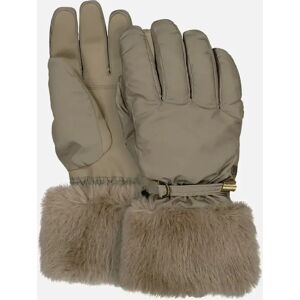 Women's Barts Womens Empire Waterproof Faux Fur Skiing Gloves - Cream - Size: L Women's Barts Womens Empire Waterproof Faux Fur Skiing Gloves - Cream - Size: L