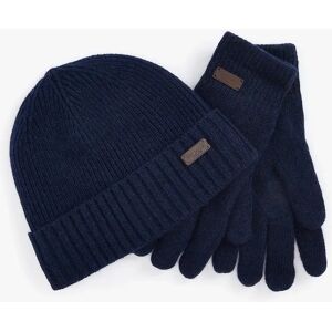 Men's Barbour CARLTON BEANIE & GLOVES Gift Set Mens Navy - Blue - Size: ONE-SIZE Men's Barbour CARLTON BEANIE & GLOVES Gift Set Mens Navy - Blue - Size: ONE-SIZE