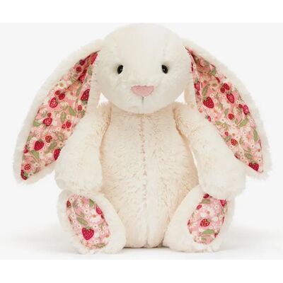 Jellycat Blossom Bunny 'Berry' in Ivory (31cm) - Cream - Size: ONE size, Jellycat Blossom Bunny 'Berry' in Ivory (31cm) - Cream - Size: ONE size,