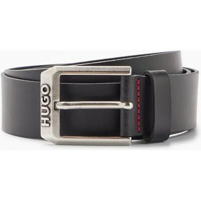 Hugo Boss Men's HUGO Gelio-C Sz40 Mens Leather Belt - Black - Size: W36 Hugo Boss Men's HUGO Gelio-C Sz40 Mens Leather Belt - Black - Size: W36