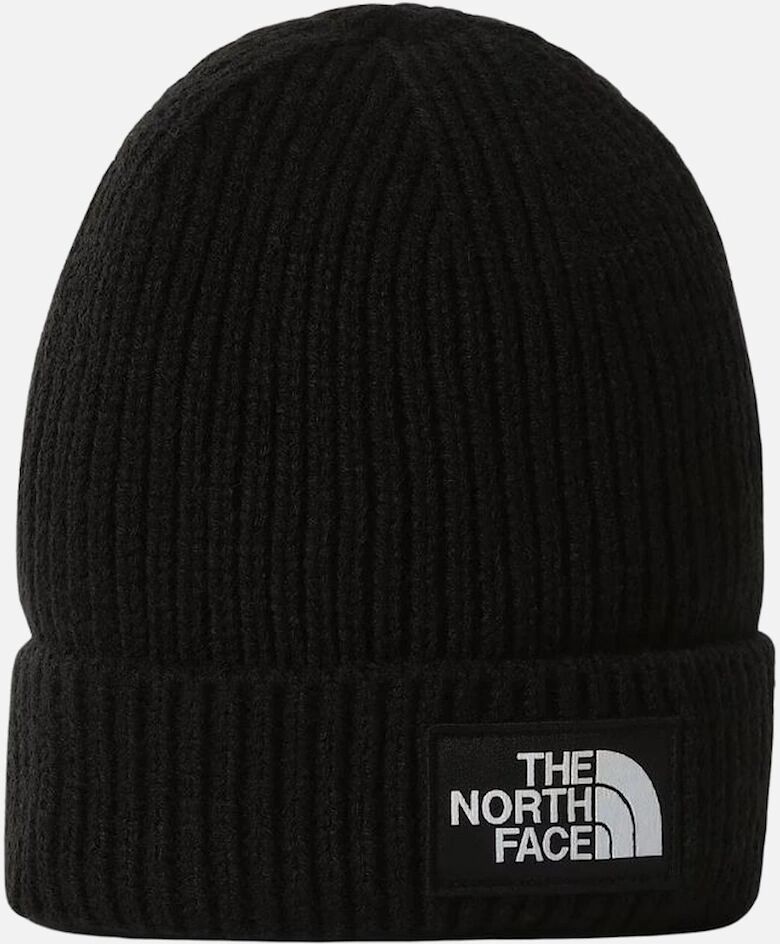 The North Face Women's TNF Logo Box Cuffed Beanie - Black - Size: ONE size