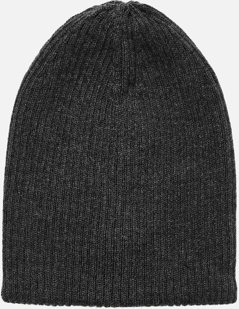 Stetson Men's Merino Wool Reversible Beanie - Grey - Size: ONE size