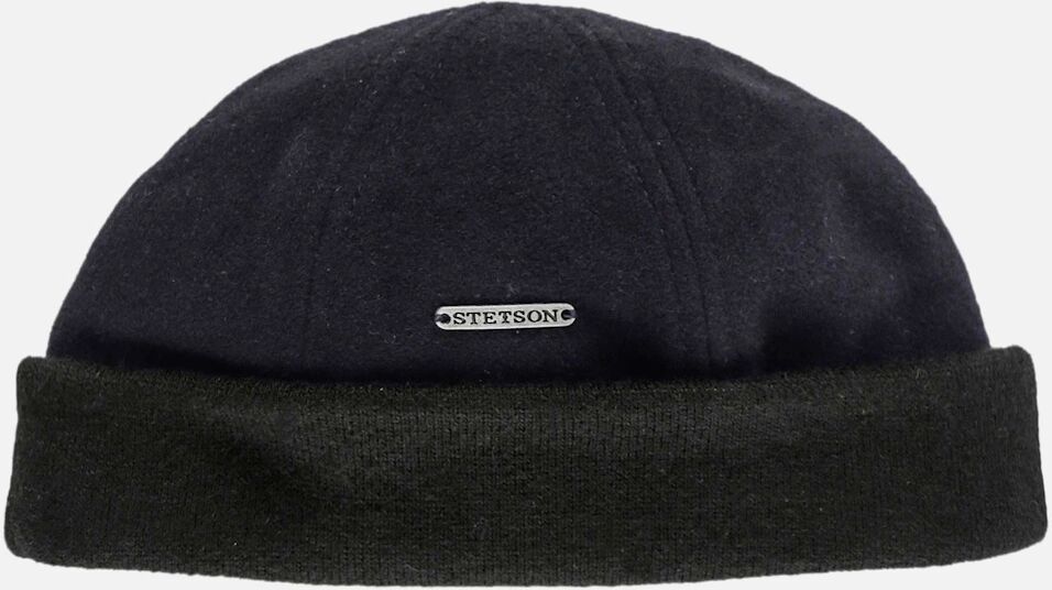 Stetson Men's Wool Cashmere Docker Hat - Navy - Size: EXTRA large