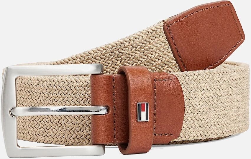 Men's Tommy Hilfiger Denton Elastic Woven Belt - Brown - Size: 110