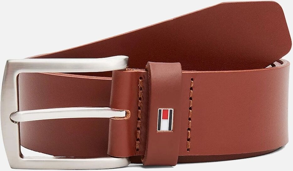 Tommy Hilfiger New Denton Leather Belt - Brown - Size: 95