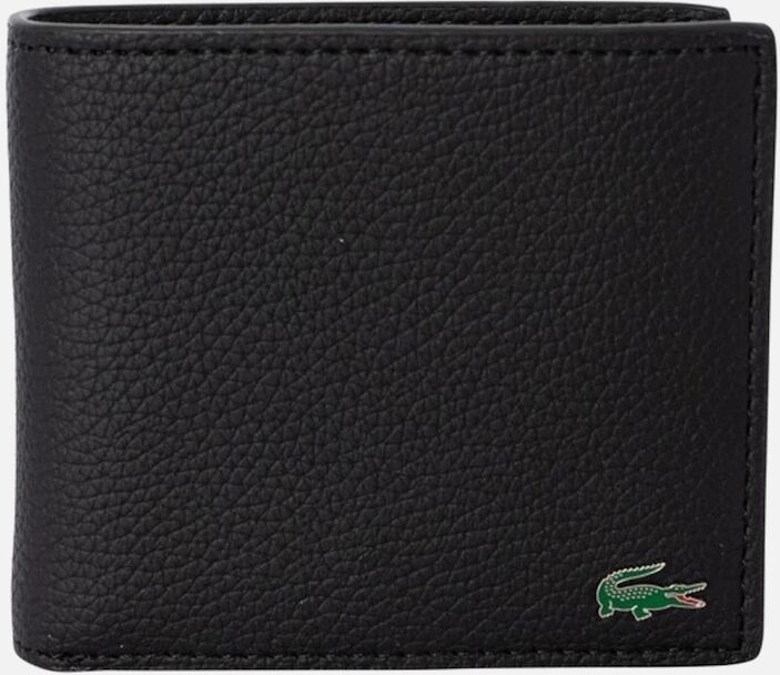 Men's Lacoste Billfold Coin Wallet - Black - Size: ONE size