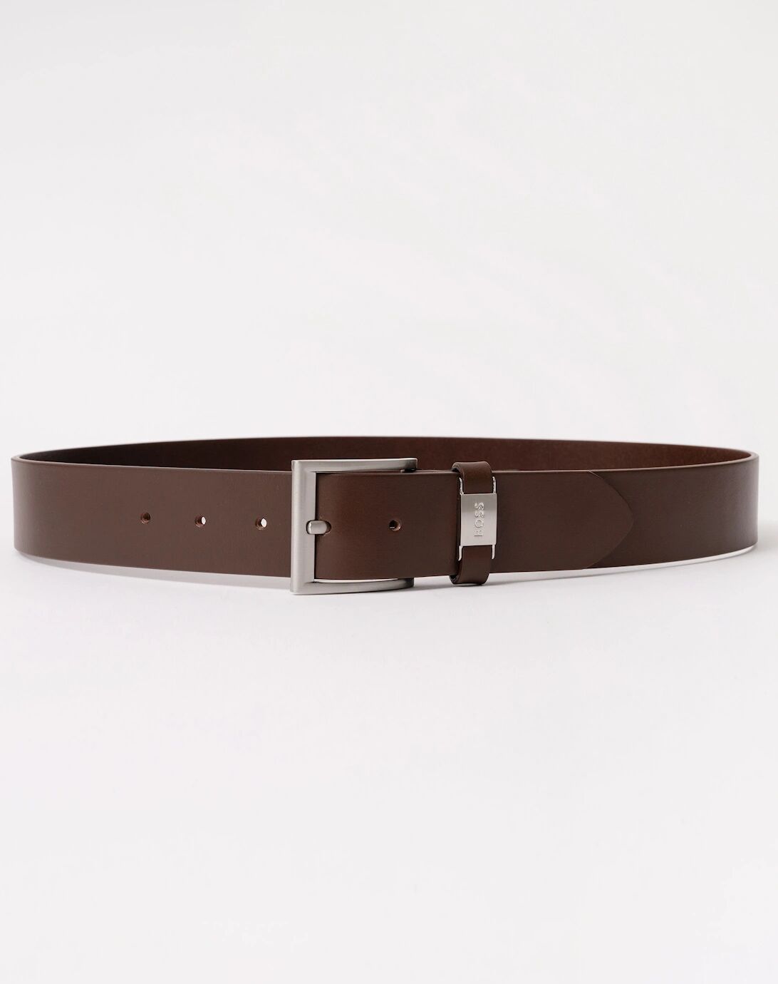 Hugo Boss Men's BOSS Orange Connio Mens Leather Belt NOS - Dark Brown 202 - Size: W38