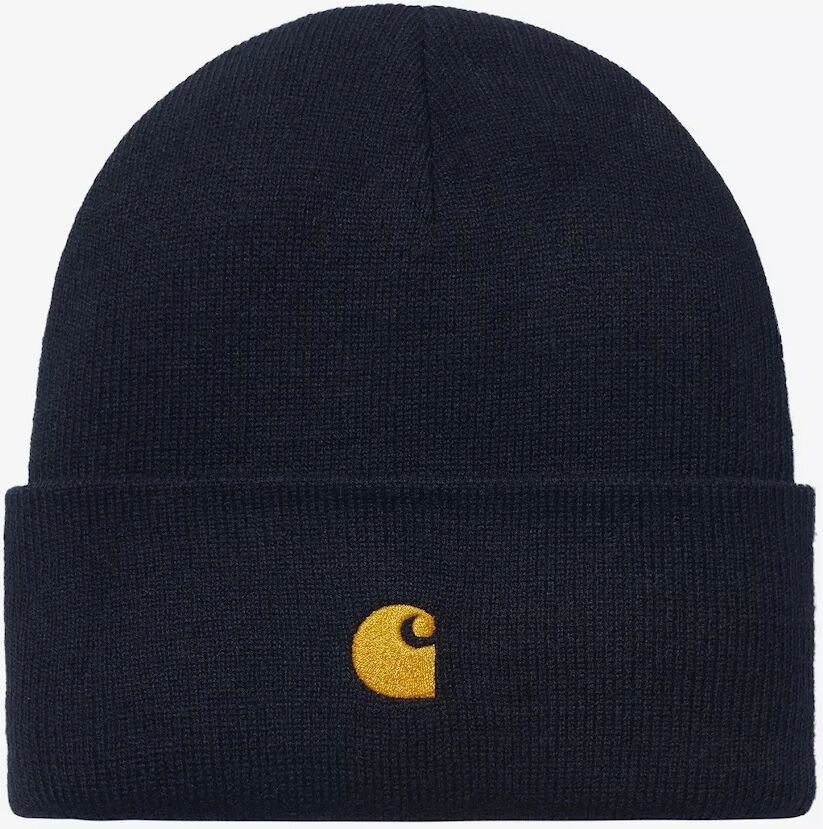 Carhartt WIP Men's Carhartt CARHARTT CHASE BEANIE DARK NAVY - Size: 1 size