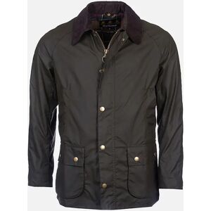 Men's Barbour Ashby Wax Jacket Olive - Green - Size: 38