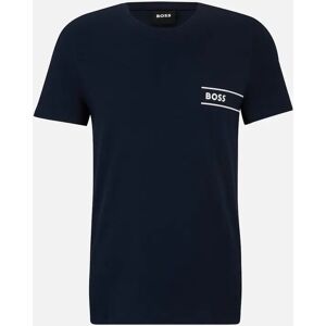 Men's Hugo Boss Navy Crew Neck T-shirt - Black - Size: 40