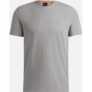 Hugo Boss Men's Tales Cotton Relaxed Fit Grey T-Shirt - Size: 36