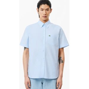 Men's Lacoste Men's Regular Fit Short Sleeved Oxford Shirt - Size: 44