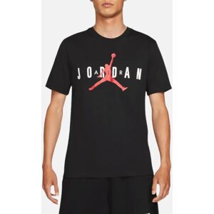 NIKE AIR JORDAN Mens Crew Neck T Shirts Athletic Cotton Summer Retro Casual Tee - Black - Size: M
