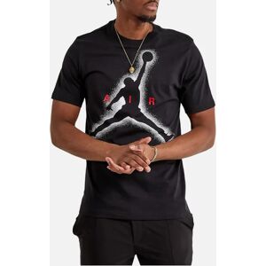 NIKE AIR JORDAN Mens T Shirts Athletic Cotton Crew Neck Summer Retro Casual Tee - Black - Size: S