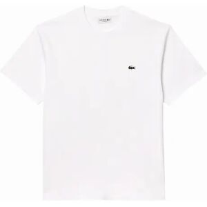 Men's Lacoste TH7318 Classic Fit Cotton T-Shirt - White - Size: 38