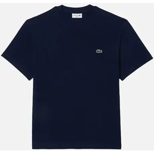 Men's Lacoste TH7318 Classic Fit Cotton T-Shirt - Navy - Size: 40