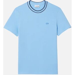 Men's Lacoste TH8174 Paris T-Shirt - Blue - Size: 44