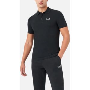 Emporio Armani EA7 8NPF04 PJM6Z Mens Polo T Shirts Jersey Cotton Top Summer Tee - Navy - Size: XL